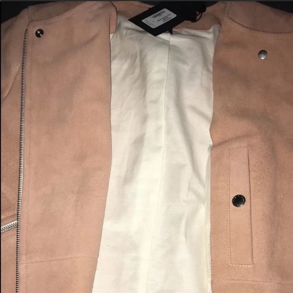 Rag & Bone Suede Motorcycle Biker Jacket- Size: 6 - Picture 5 of 6